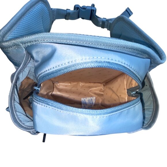 Caraa Sport Light Blue Nylon Multi-Pocket Adjustable Strap Utility Belt Bag - Ne - Picture 11 of 14